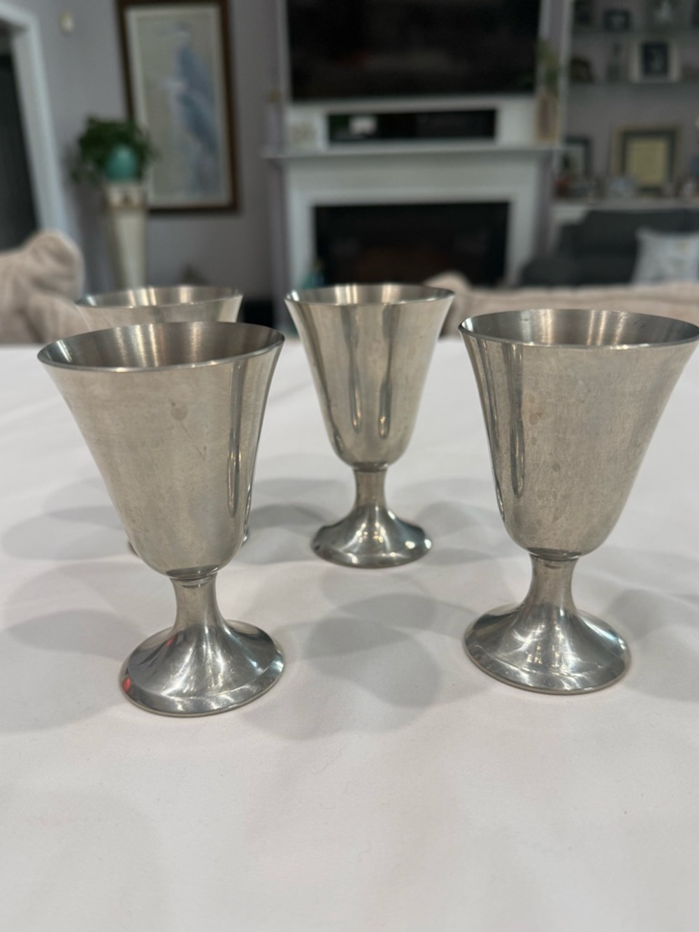 Stieff International Vintage Pester P57 Goblets / Cordials 3.75 Cup wine